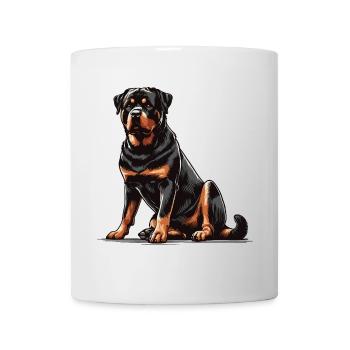 Rottweiler - Tasse - Weiß - Vorne