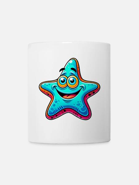 Seestern - Tasse - Weiß