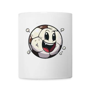 Le football dans un style comique - Mug blanc - blanc - Devant