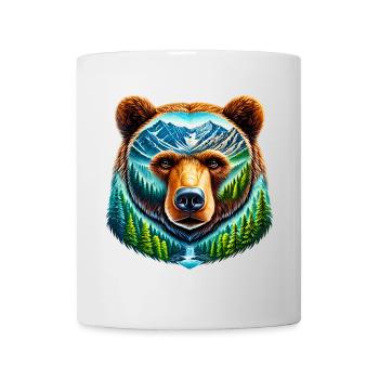 Ours - Mug blanc - blanc - Devant