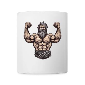 Bodybuilder Mythologie Bodybuilding Muskeln - Tasse - Weiß - Vorne