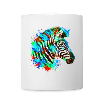 Zebra - Tasse - Weiß - Vorne
