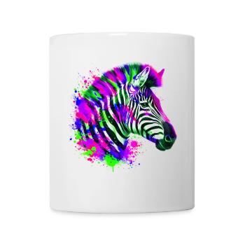 Zebra - Tasse - Weiß - Vorne