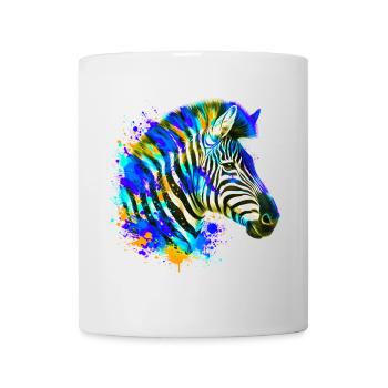 Zebra - Tasse - Weiß - Vorne