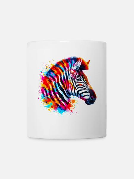 Zebra - Tasse - Weiß