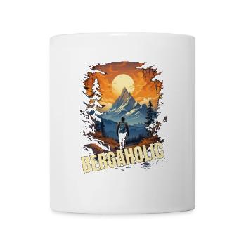 Bergaholic - Tasse - Weiß - Vorne