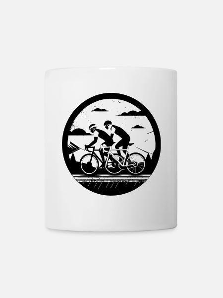 Radfahren - Tasse - Weiß