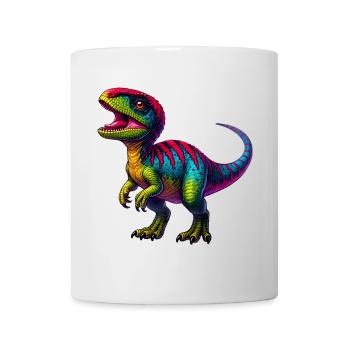 Dinosaurier - Tasse - Weiß - Vorne