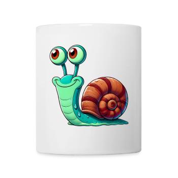 Escargot - Mug blanc - blanc - Devant