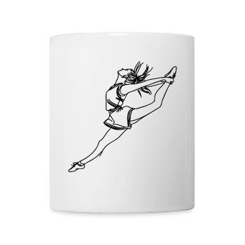 Dessin de pom-pom girl - Mug blanc - blanc - Devant