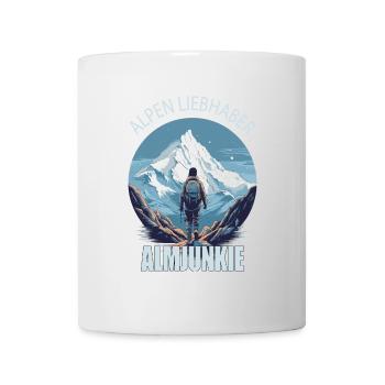 Alpen Liebhaber - Almjunkie - Tasse - Weiß - Vorne