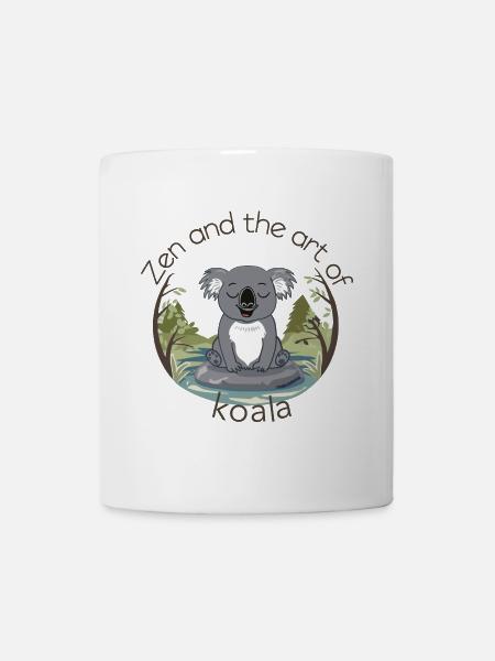The Art Of Koala - Koala Zen - Tasse - Weiß