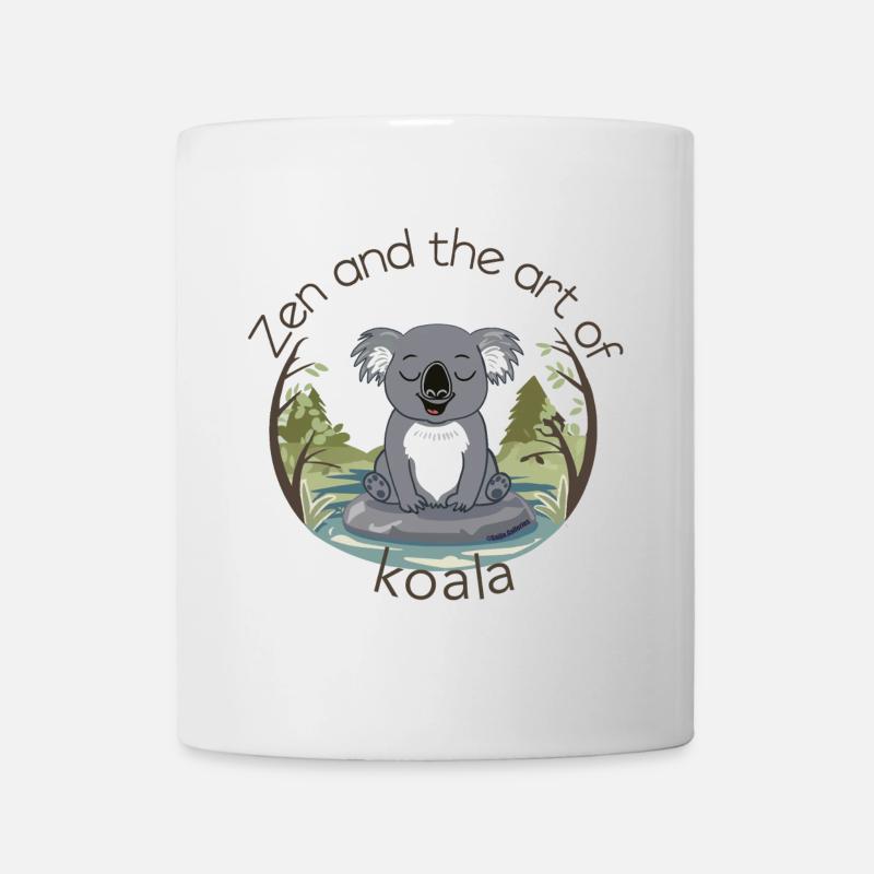 L’Art Du Koala - Koala Zen - Mug blanc - blanc
