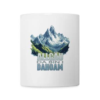 Allgäu - Da bin i Dahoam - Tasse - Weiß - Vorne