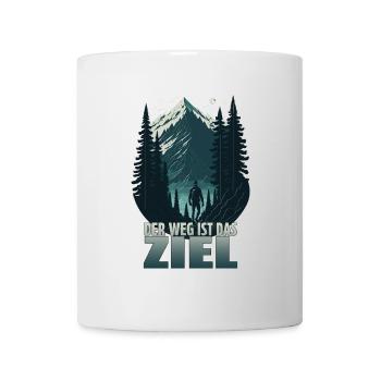 Der Weg ist das Ziel - Tasse - Weiß - Vorne