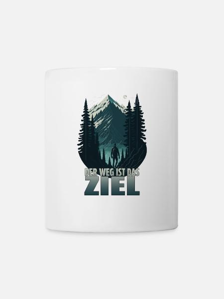 Der Weg ist das Ziel - Tasse - Weiß