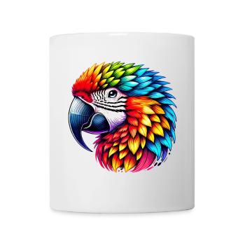 Papagei - Tasse - Weiß - Vorne