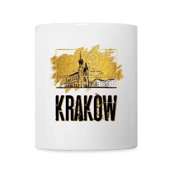 Krakau Krakow Polen Stadt Skyline Heimat Gold - Tasse - Weiß - Vorne
