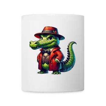 Crocodile Russe en Russe Crocodiles Russes - Mug blanc - blanc - Devant