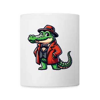 Crocodile Russe en Russe Crocodiles Russes - Mug blanc - blanc - Devant