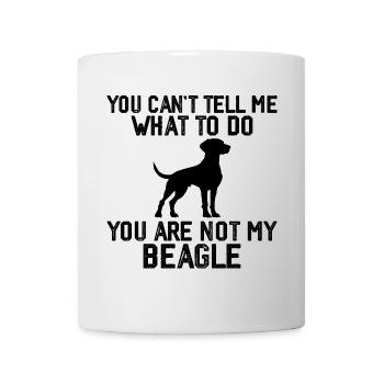 Funny Beagle Men Women Hound Beagle Dog Lovers - Mug blanc - blanc - Devant