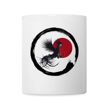 Japanischer Hahn - Tasse - Weiß - Vorne
