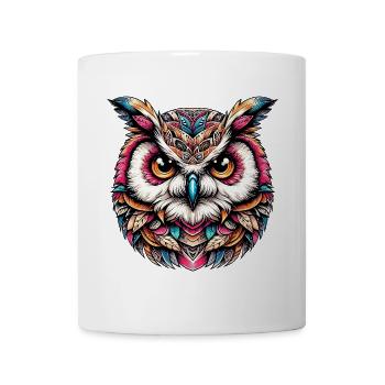 Eule - Tasse - Weiß - Vorne