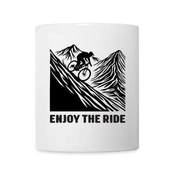 VTT - Profitez de la balade - Mug blanc - blanc - Devant