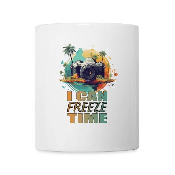 I can freeze time - Tasse - Weiß - Vorne