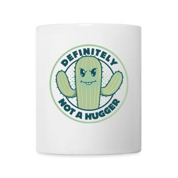 Definitely Not a Hugger - Mug - white - Front