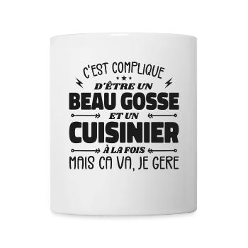 Handsome Man Cook - Mug - white - Front