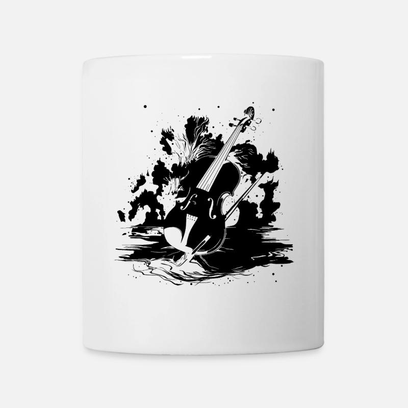Geige - Tasse - Weiß