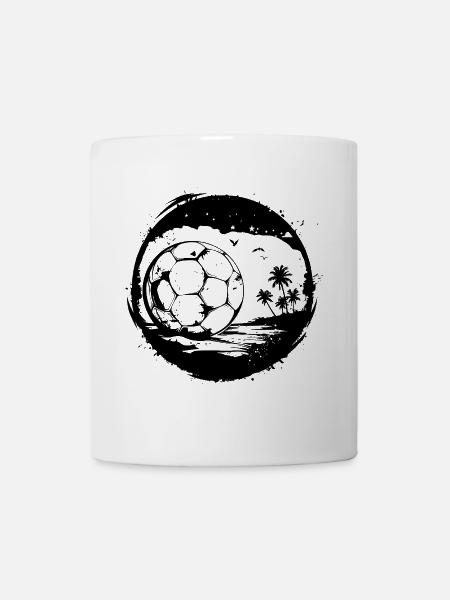 Fußball - Tasse - Weiß