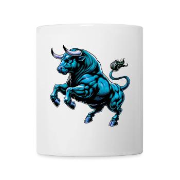 Stier - Tasse - Weiß - Vorne