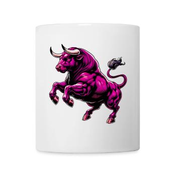 Stier - Tasse - Weiß - Vorne