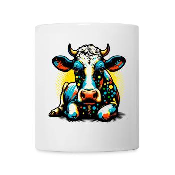 Vache - Mug blanc - blanc - Devant