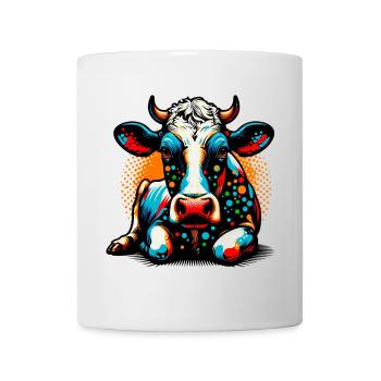 Vache - Mug blanc - blanc - Devant