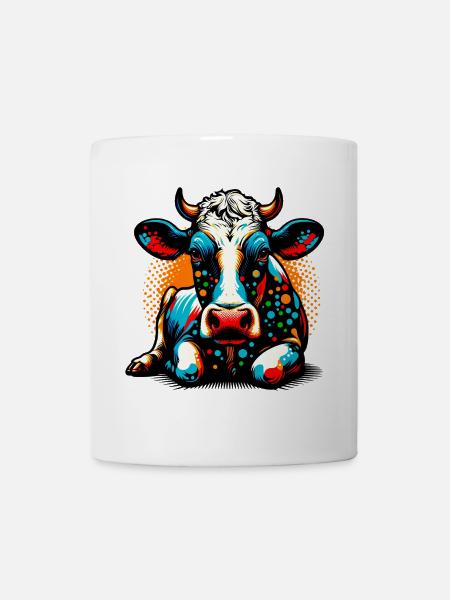 Kuh - Tasse - Weiß