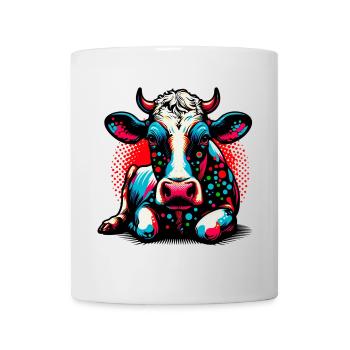 Vache - Mug blanc - blanc - Devant
