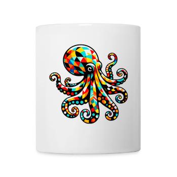 Pieuvre - Mug blanc - blanc - Devant