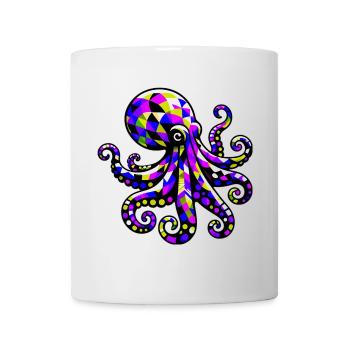 Pieuvre - Mug blanc - blanc - Devant