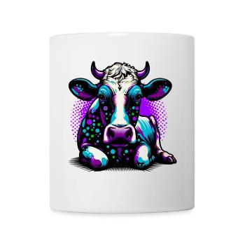 Vache - Mug blanc - blanc - Devant
