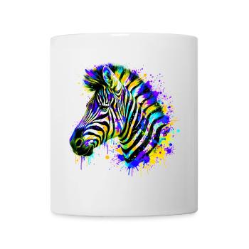 Zebra - Tasse - Weiß - Vorne