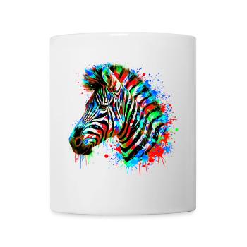 Zebra - Tasse - Weiß - Vorne
