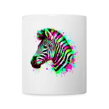Zebra - Tasse - Weiß - Vorne