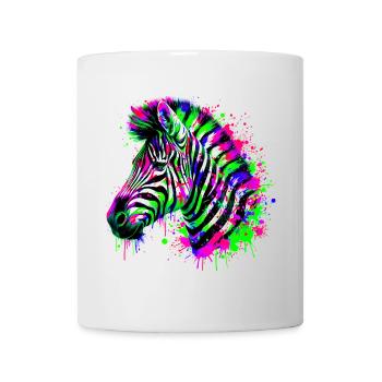 Zebra - Tasse - Weiß - Vorne