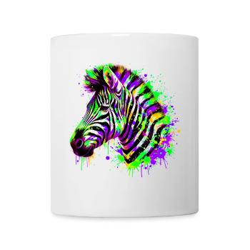 Zebra - Tasse - Weiß - Vorne