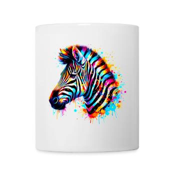 Zebra - Tasse - Weiß - Vorne