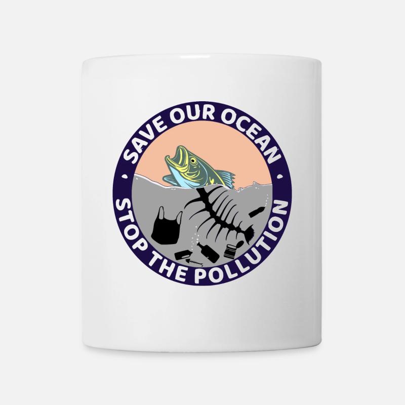 Save our océan - Mug blanc - blanc