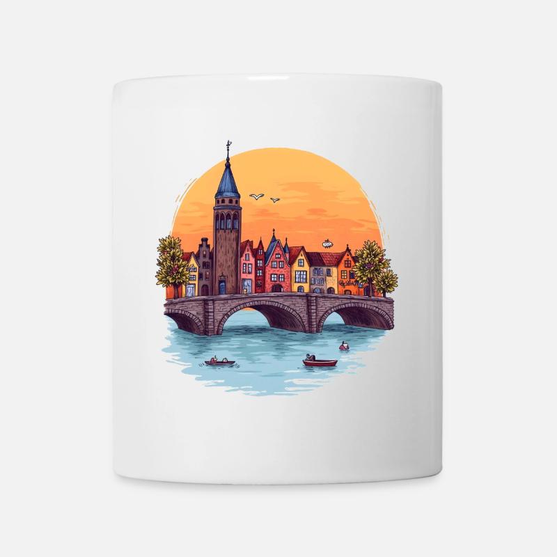 Amsterdam Skyline -  - Tasse - Weiß